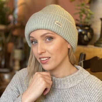 Spearmint Ladies Fashion Beanie Hat, 3 of 5