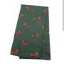 Festive Dachshund Dog Print Scarf, thumbnail 3 of 6