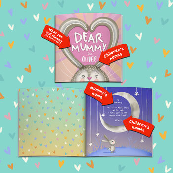 Dear Mummy Personalised Book For Mother's, 2 of 11