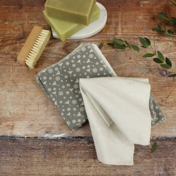Reusable Organic Cotton Facial Wipes Pack Of Five, 4 of 9