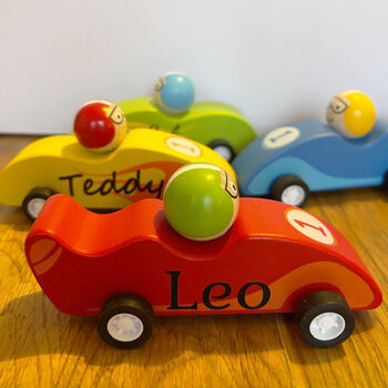 Pull Back Racing Cars In Four Colours, 3 of 4