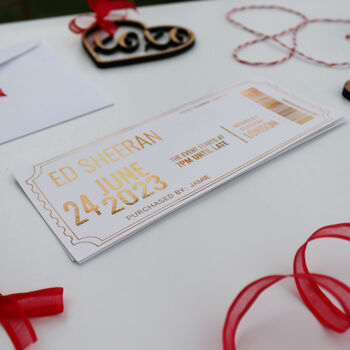 Special Event Gold Foil Gift Ticket, 12 of 12