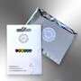 Tiny Rainbow Hearts Lgbtqia+ Gay Pride Awareness Enamel Lapel Pin Badge, Valentine's Day Gift, thumbnail 5 of 8