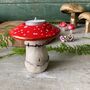 Porcelain Mushroom Tea Light Holder, thumbnail 1 of 4