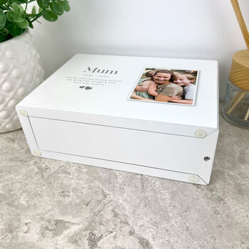 Personalised Heart Photo Cremation Urn For Ashes 1090ml, 3 of 10
