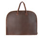 Classic Leather Garment Suit Carrier, thumbnail 5 of 10