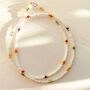 Multi Coloured Beaded Necklace, thumbnail 2 of 4