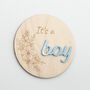 Engraved Baby Boy Announcement Plaque Acrylic, thumbnail 5 of 8