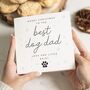 Dog Dad Christmas Card From The Dog To Owner, thumbnail 1 of 6