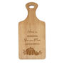 Personalised Witchy Pumpkin Paddle Chopping Board, thumbnail 4 of 4