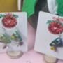 Christmas Colour Tree Painted Earrings With Stand, thumbnail 5 of 11
