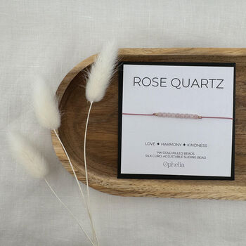 Rose Quartz Silk Bracelet, 5 of 5