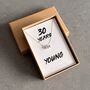 30th Birthday Necklace In Sterling Silver, thumbnail 6 of 7