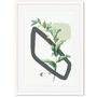 Vintage Plants With Shapes Art Print, thumbnail 6 of 6