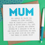 Mum Birthday Card, thumbnail 1 of 2