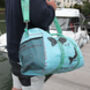 Recycled Fairtrade Weekend Bag Elephant Cement Print, thumbnail 5 of 5