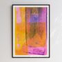 Abstract Riso Print Orange, thumbnail 2 of 5