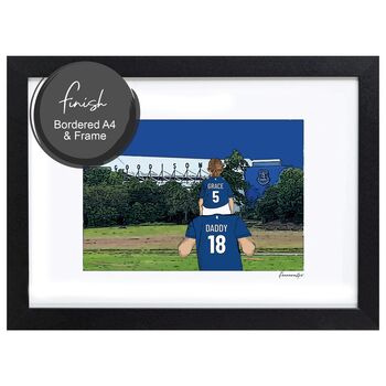 Everton Fc Personalised Football Gift, Print Or Card, 7 of 10
