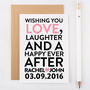 Personalised Wedding Day Card, thumbnail 1 of 4