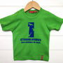 Personalised Dinosaur Age Birthday T Shirt, thumbnail 4 of 11