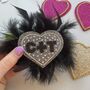 Personalised Button Hole Feather Brooch, thumbnail 3 of 3