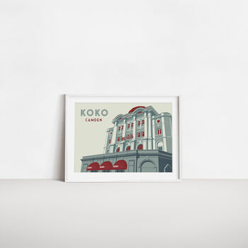 Koko Camden London Travel Poster Art Print, 4 of 6