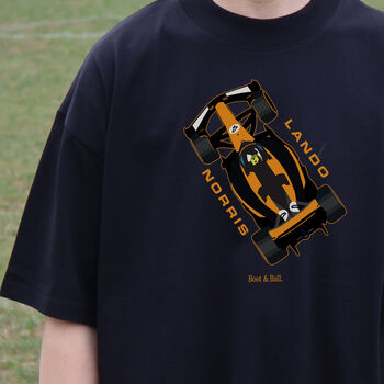 Lando Norris From Above Oversized T Shirt, 6 of 10