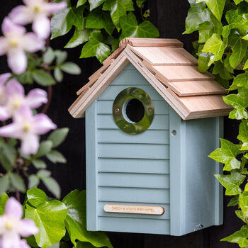 Personalised Wooden Garden Bird Nest Box, 6 of 12