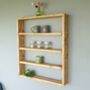 Handmade Wooden Kitchen Wall Shelves, thumbnail 4 of 6