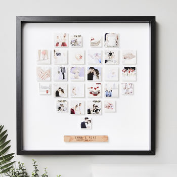 Personalised Framed Heart Photo Print, 6 of 6