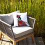 Inky Pheasant Outdoor Cushion For Garden Furniture, thumbnail 5 of 9
