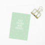 'Merry And Bright' Christmas Card Pack Of Eight, thumbnail 5 of 5