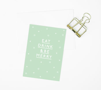 'Merry And Bright' Christmas Card Pack Of Eight, 5 of 5