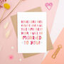 This Time Next Year I'll Be Married To You Card, thumbnail 1 of 7