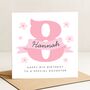 Personalised 8th Pink Birthday Card For Daughter, thumbnail 4 of 8