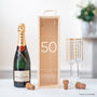 Personalised Birthday Bottle Box Modern Font, thumbnail 5 of 7