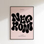 Negroni Print | Cocktail Poster | Wall Art | A5 A4 A3 | Bold | Typographic | Drink | Bar | Print | Groovy |, thumbnail 3 of 9