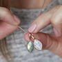 18ct Rose Gold Plated Double Charm Necklace, thumbnail 1 of 5