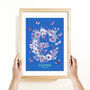 Personalised Floral Initial Print, thumbnail 3 of 11