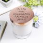 Engagement Scented Candle With Lid Gift, thumbnail 1 of 7