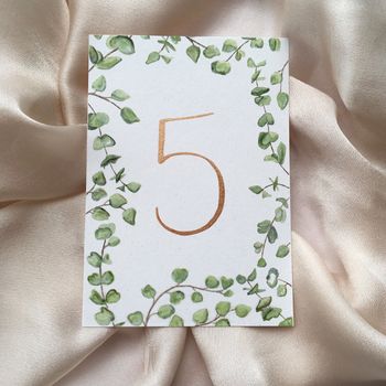 Eucalyptus Table Name Or Number Card, 2 of 2