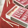 Luxury Personalised 'Light My Fire' Boxed Matches, thumbnail 2 of 4