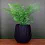Black Ceramic Planter Plant Pot, thumbnail 1 of 2