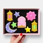 Personalised Ramadan Mubarak Iced Biscuits Letterbox Gift, thumbnail 1 of 9
