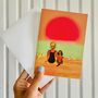 Me And My Dog Wild Swims Card, thumbnail 1 of 2