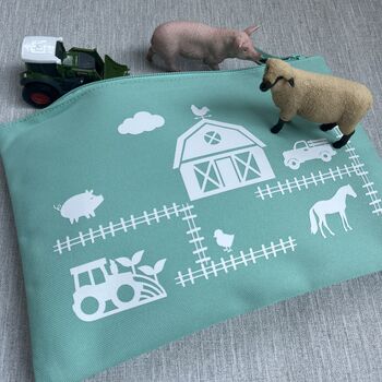 Personalised Farm Yard Travel Play Mat Bag, 5 of 5