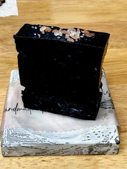 Handmade Soap Activated Charcoal, Oud Bergamot, 7 of 7