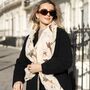 Pheasants Print Scarf In Personalised Gift Box, thumbnail 5 of 8