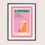 Retro Cocktail Zombie Print, thumbnail 4 of 5