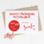 Personalised Nice List Christmas Badge With Card, thumbnail 4 of 7